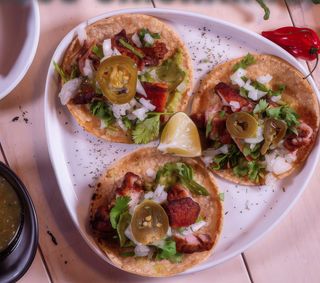 (2) Tacos Chicharron