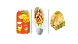 Zarin Kebab Special Box + Napój Mango 330 ml + Baklava