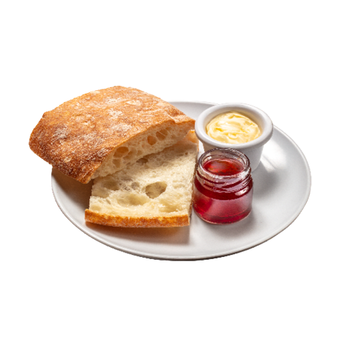 Montadito De Mantequilla Y Mermelada