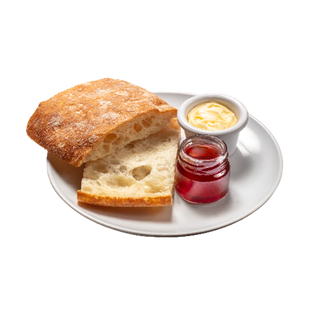 Montadito De Mantequilla Y Mermelada