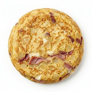 Tortilla De Patata Con York Y Queso (Entera)