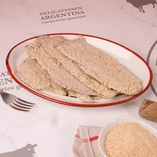 Milanesa de ternera de nalga. Sin gluten.(congeladas)600 gr