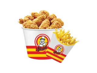 Баскет «16 стрипсов и фри стандарт»