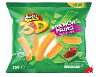 APERI SNACK 3D FRENCH FRIES PAPRIKA