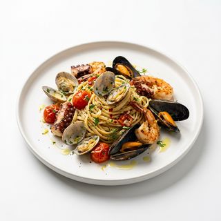 Linguini Con Frutos Del Mar