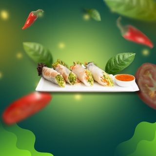 Fresh Spring Rolls de Salmão