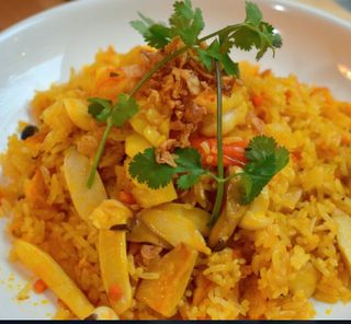 Arroz Frito De Mariscos