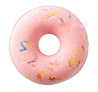 დონატის აბაზანის ბომბები ვარდისფერი