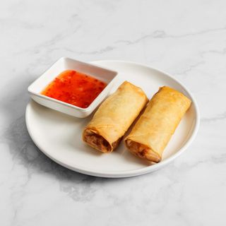 Involtini primavera con frutti di mare e verdure - 2 pezzi