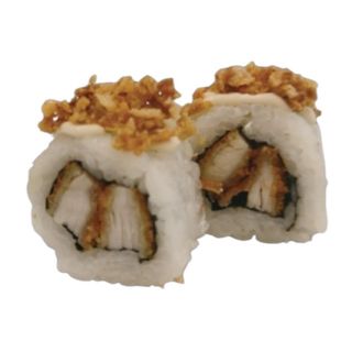 U59.Uramaki Pollo Empanado Con Cebolla Frita (8 Uds.)
