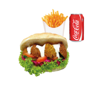 Menú Bocadillo Falafel con Queso
