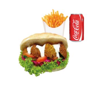 Menú Bocadillo Falafel con Queso