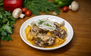 Куурдак с бараниной