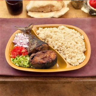 Attiéké + Poisson Thon