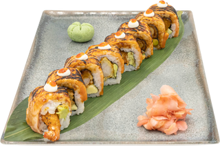 New York salmon roll