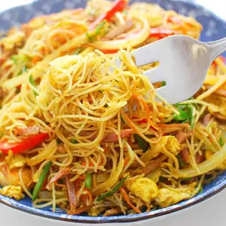39.Fideos De Arroz Con Curry