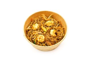 Spaghetti di soia con gamberi-233