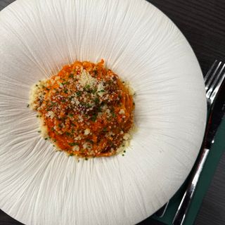 Spaghetti amatriciana z 'nduja