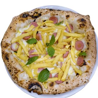 Pizza Frankfurt Y Patatas
