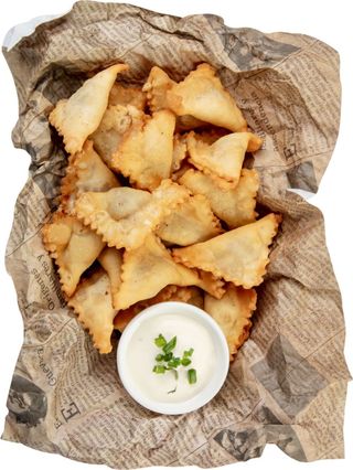 Чебуречки со сметаной 