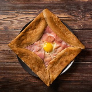 Galette completa con crudo di parma