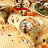 Mlewi salami omelette 