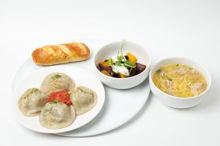 Сет №2 (манты,свекла-апельсин,лапша) 