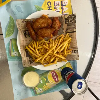 6 Asas de Frango