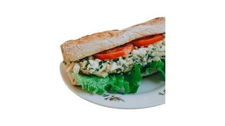 Kanapka z pastą jajeczną mała