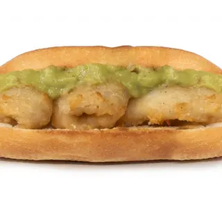 35. Tiras de calamar e guacamole