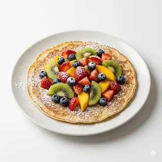 Pancakes owoce sezonowe