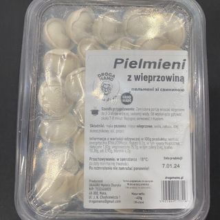 MROZONE PIELMIENI Z WIEPRZOWINA 30 szt.  !RĘCZNIE ROBIONE! HANDMADE!