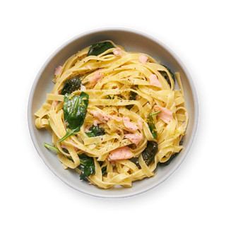 Pasta Saumon Fondue D'Épinards