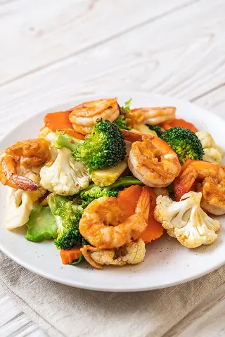72.Gambas Con Verdura