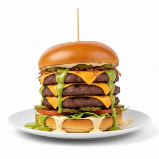 Le Triple Cheese Burger