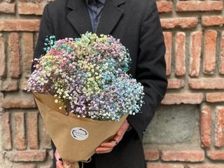 ფერადი გიფსოფილების თაიგული