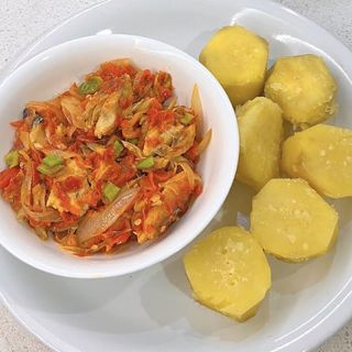 Boiled Potato and Sauce