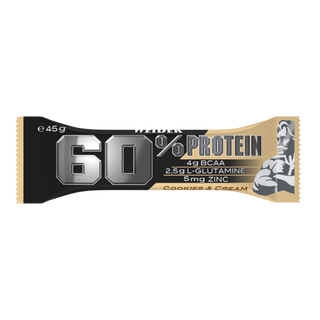 Barrita 60% proteína sabor Cookies & Cream
