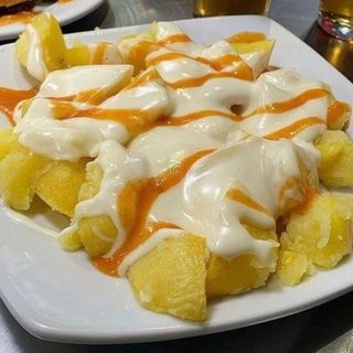 Ración Patatas Bravas solo con mayonesa 