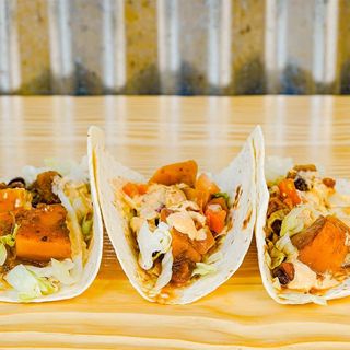 Taco de chili vegano