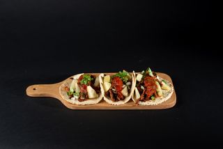 Street Taco Al pastor (lipii de porumb)
