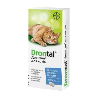 Drontal Таблетки для котів на 4 кг