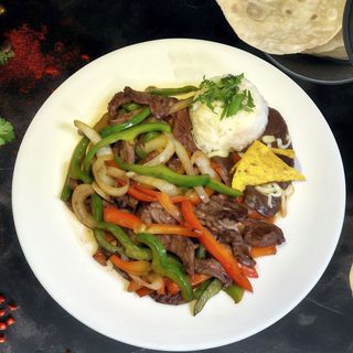 Fajitas Arrachera  (6 Tacos)