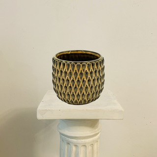 Maceta Sakura Amarillo Mostaza