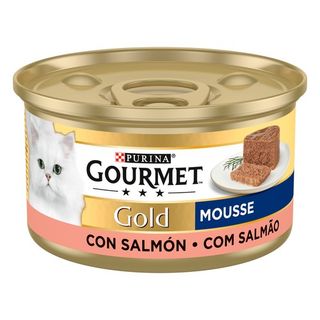 0.085 KG Gourmet Gold Mousse de Salmón lata para gatos