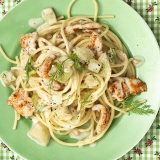 Spaghetti Poulet À La Crème