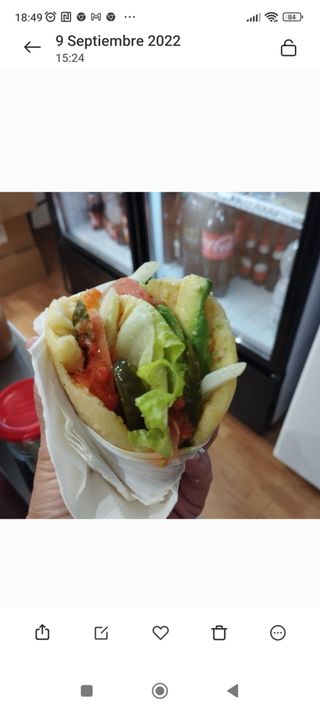 Arepa Vegetariana (1 Ud.)