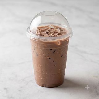 Tè con latte al cioccolato