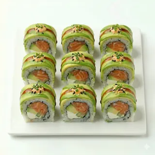Dragón Roll Salmón (8 pzas.)