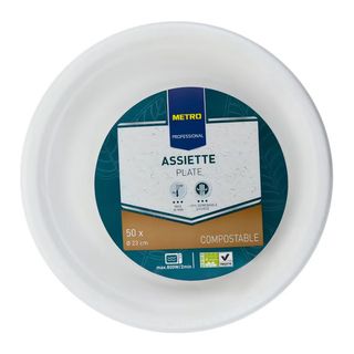 10 Platos Deshechables 